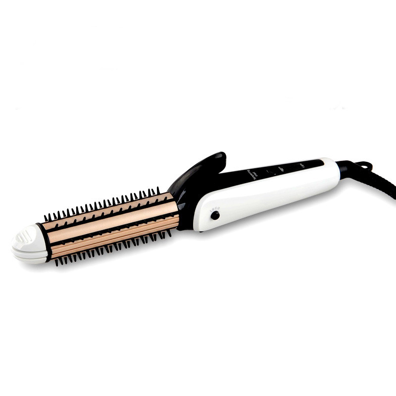 Elektrinis garbanojimo lygintuvas skirtas garbanoti ir tiesinti plaukus su neigiamais jonais