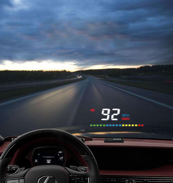 Универсален проектор HUD,за предното стъкло на автомобил