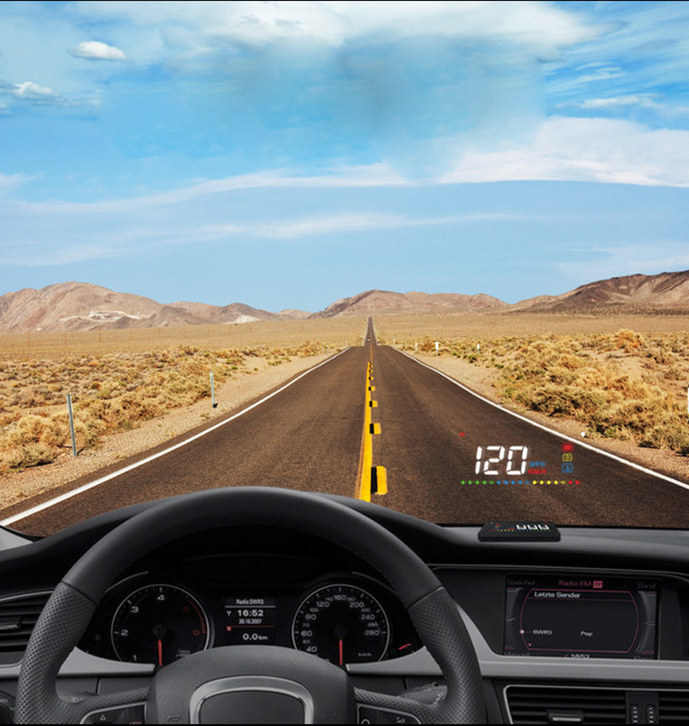 Univerzalni projektor HUD, za vjetrobransko staklo automobila