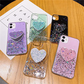 Südamekujuline peegliümbris iPhone 12 Pro Max, iPhone 12, iPhone 12 Pro, iPhone 12 mini jaoks