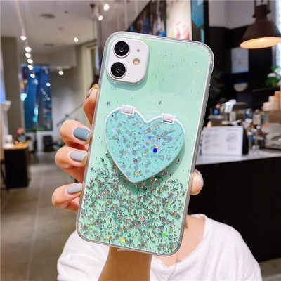Südamekujuline peegliümbris iPhone 12 Pro Max, iPhone 12, iPhone 12 Pro, iPhone 12 mini jaoks