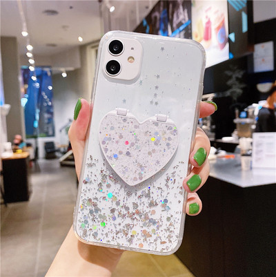 Südamekujuline peegliümbris iPhone 12 Pro Max, iPhone 12, iPhone 12 Pro, iPhone 12 mini jaoks
