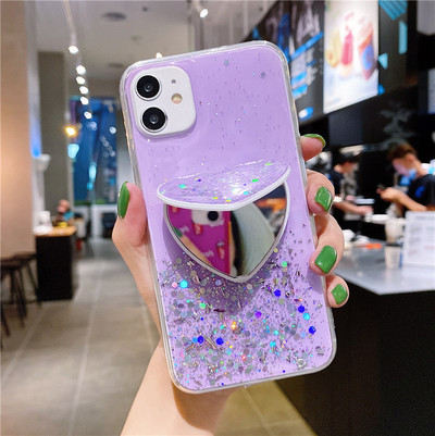 Südamekujuline peegliümbris iPhone 12 Pro Max, iPhone 12, iPhone 12 Pro, iPhone 12 mini jaoks