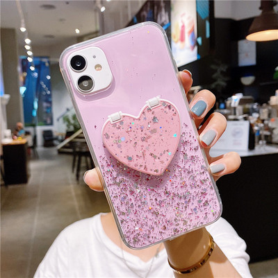 Südamekujuline peegliümbris iPhone 12 Pro Max, iPhone 12, iPhone 12 Pro, iPhone 12 mini jaoks