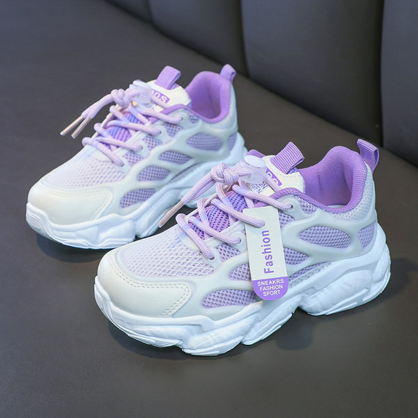 Proljetne dječje tenisice za djevojčice sa šarenim kravatama