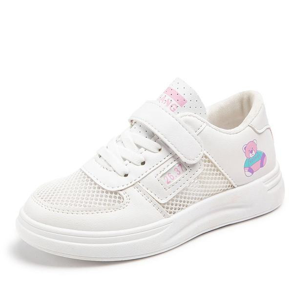 Dječje tenisice bijele boje s aplikacijom medvjedića
