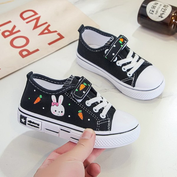 Ležerne tenisice s čičkom i vezom za djevojčice