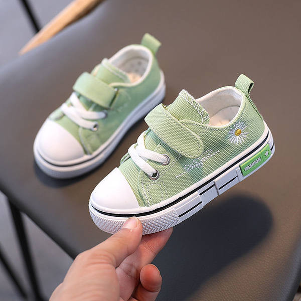 Ležerne tenisice za djevojčice s vezom i čičkom