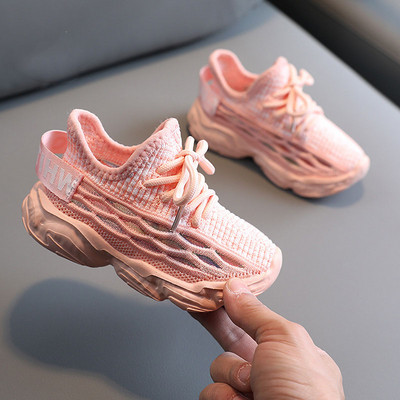 Bērnu tekstila kedas ar šņorēm un raupju zoli