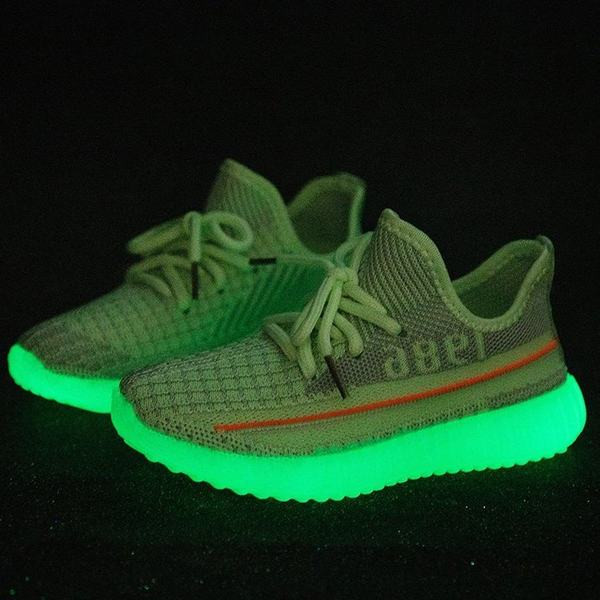 Dječje svjetleće tenisice s vezicama i natpisom