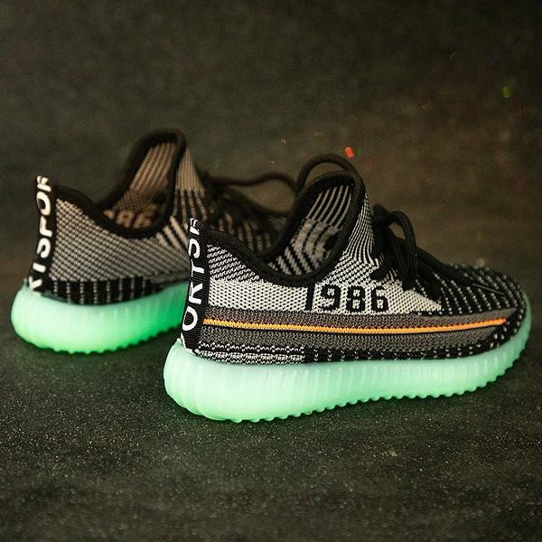 Svjetleće dječje tekstilne tenisice za djevojčice i dječake