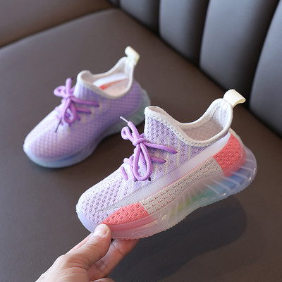 Jauns aktuālo bērnu kedu modelis meitenēm ar šņorēm un neslīdošu zoli