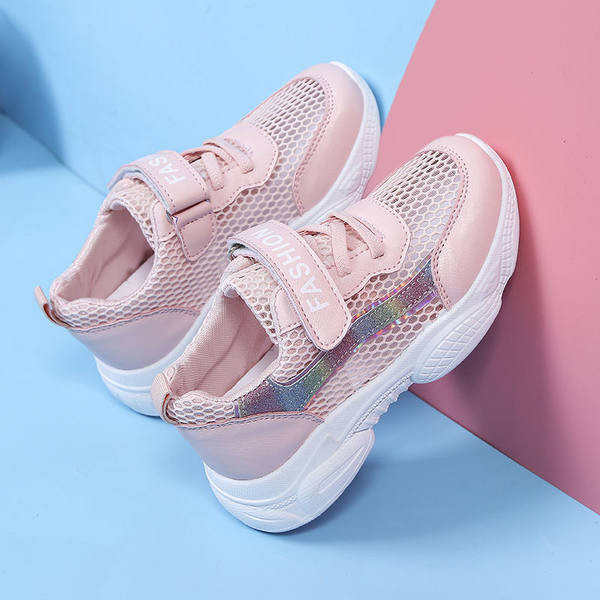 Dječje mrežaste tenisice s naljepnicama i vezicama u dvije boje