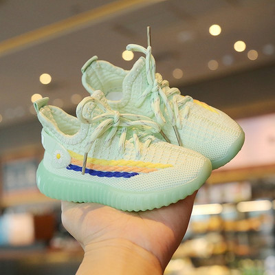 Dječje proljetne tenisice od tekstila sa vezicama