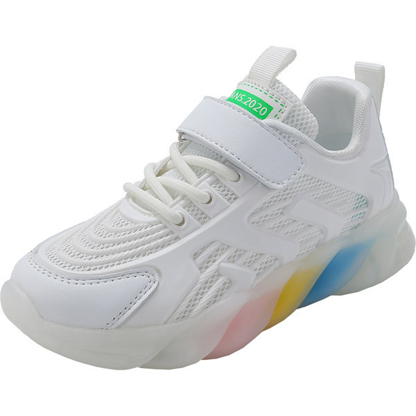 Dječje tenisice s vezicama i đonom u boji - tri boje