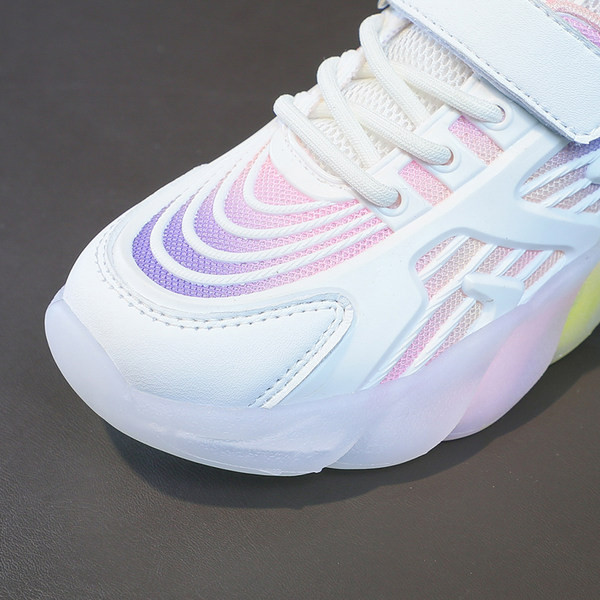 Dječje tenisice s vezicama i đonom u boji - tri boje