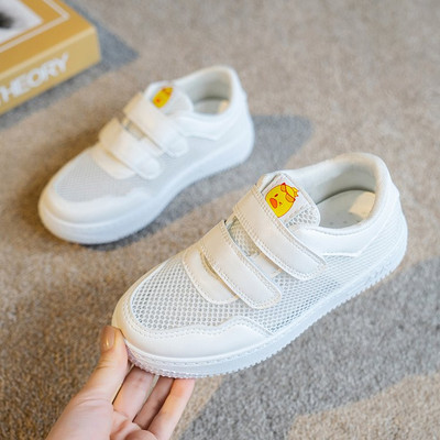 Ikdienas sporta kedas meitenēm ar aplikācijām un velcro ielāpiem