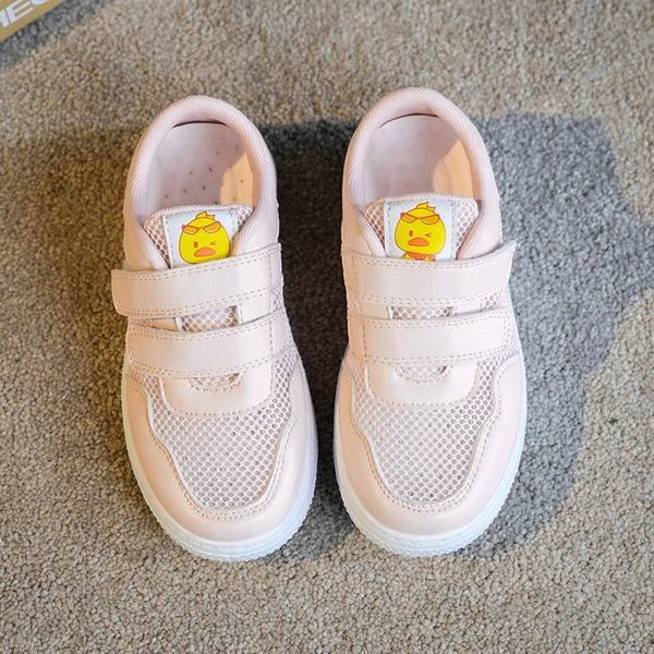 Ikdienas sporta kedas meitenēm ar aplikācijām un velcro ielāpiem