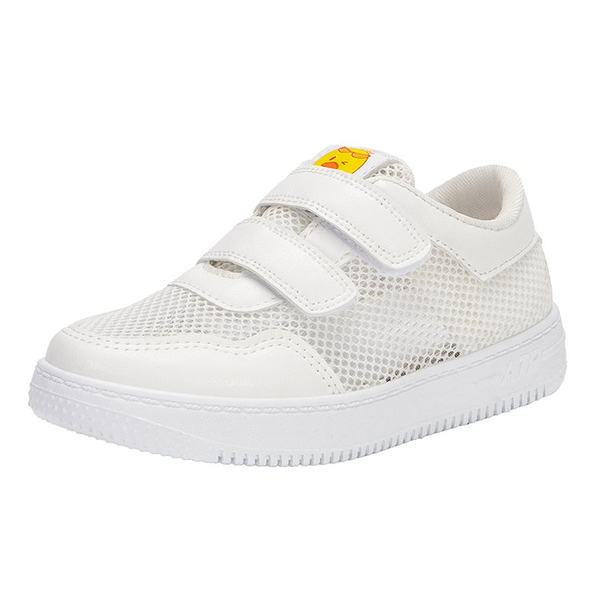 Ikdienas sporta kedas meitenēm ar aplikācijām un velcro ielāpiem