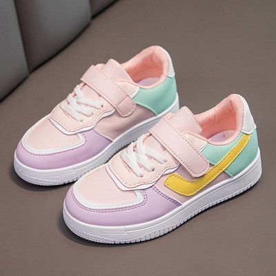 Šarene dječje tenisice od eko kože sa naljepnicama