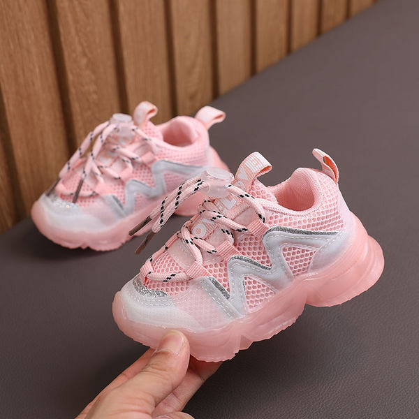 Svjetleće dječje tenisice s vezicama za djevojčice i dječake