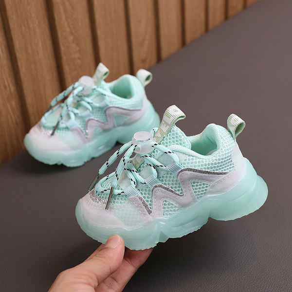 Svjetleće dječje tenisice s vezicama za djevojčice i dječake