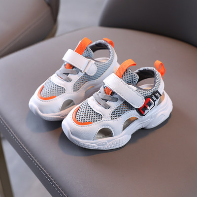 Καλοκαιρινά γυναικεία πάνινα παπούτσια με λουράκια βελκρό και επίπεδη σόλα