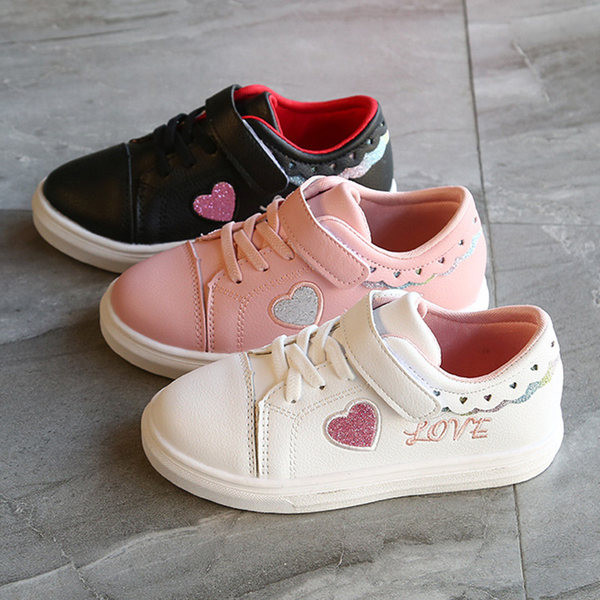 Moderne tenisice za djevojčice s vezom i brokatom