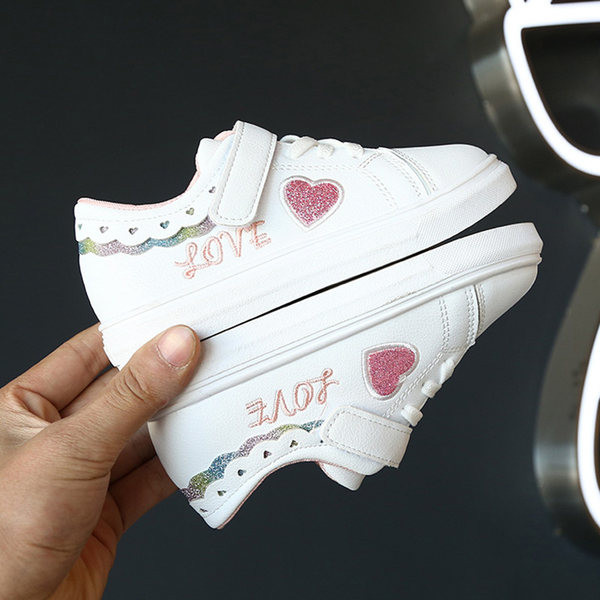 Moderne tenisice za djevojčice s vezom i brokatom