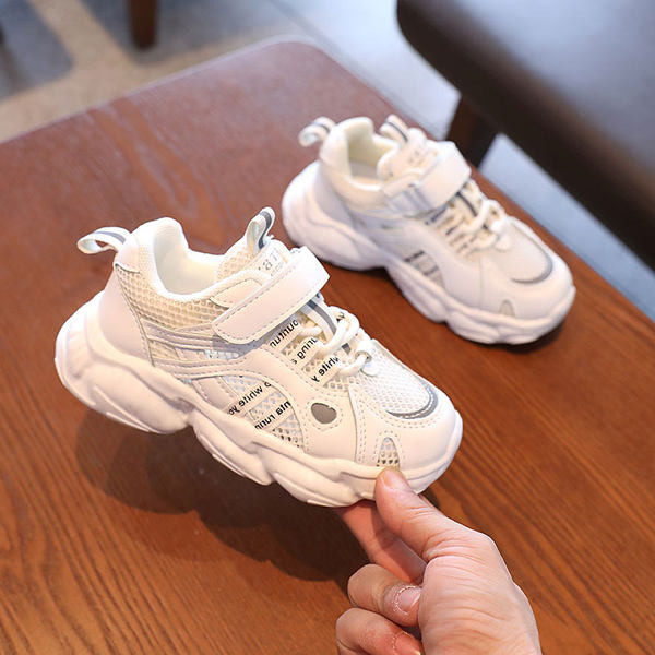 Dječje ležerne tenisice od prozračne tkanine s grubim potplatom