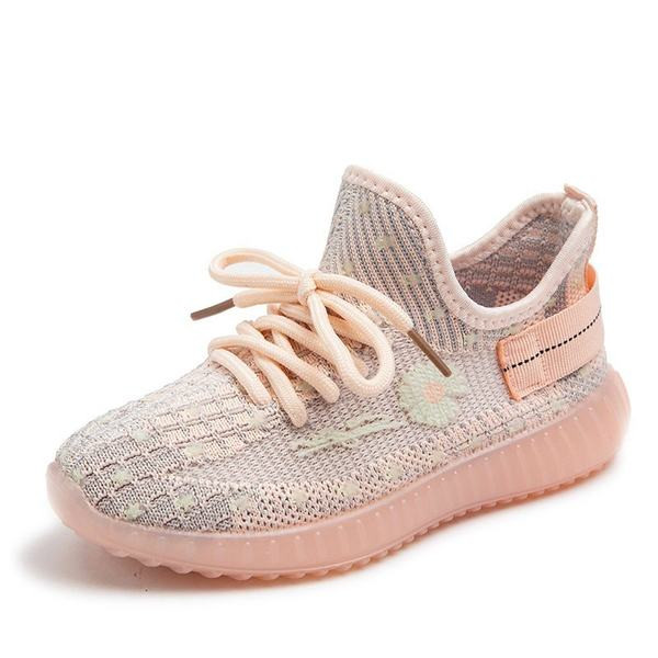 Prozračne dječje tekstilne tenisice s cvjetnim vezom