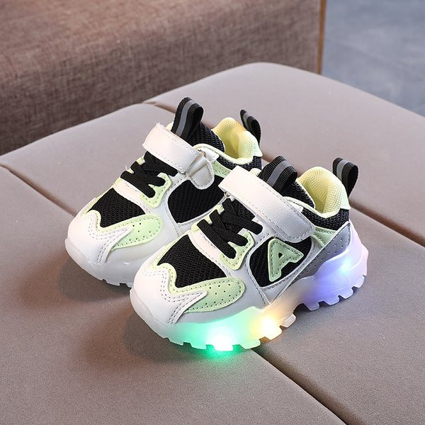 Svjetleće dječje tenisice na čičak