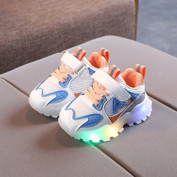 Svjetleće dječje tenisice na čičak