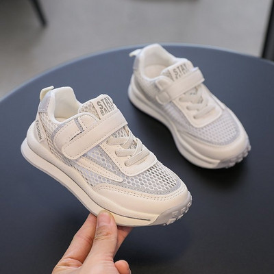 Casual αθλητικά πάνινα παπούτσια με επιγραφή και velcro