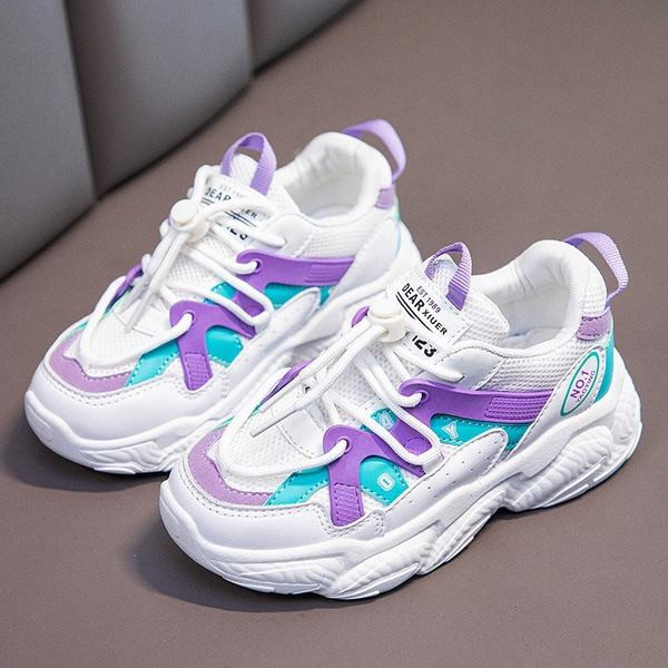 Elpojošas bērnu kedas ar plakanām zolēm un šņorēm