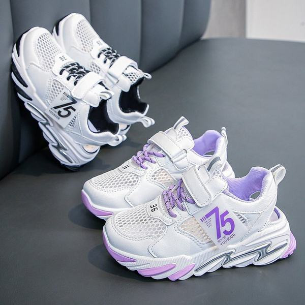 Ljetne tenisice na čičak i natpis za djevojčice