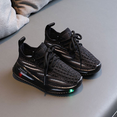 Ležerne dječje tenisice za djevojčice sa svjetlećim potplatom