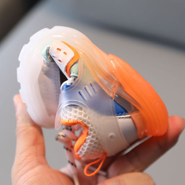 Dnevne dječje prozračne tenisice sa svjetlećim potplatom za djevojčice