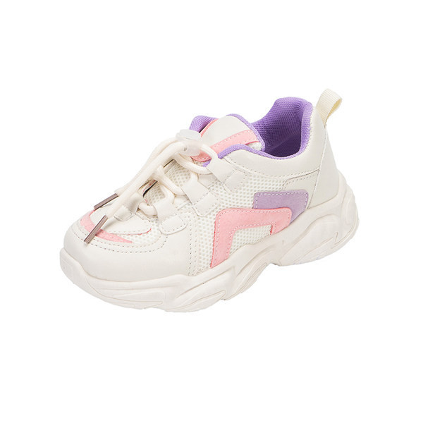 Dječje tenisice sa vezicama i grubim đonom u dvije boje