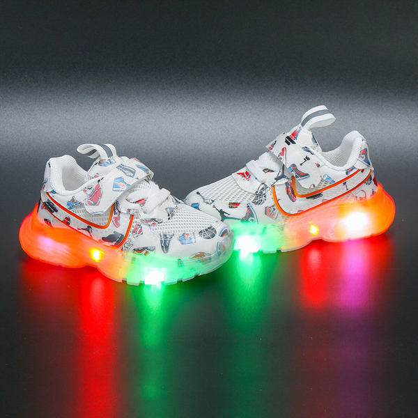 Novi model šarenih dječjih tenisica sa svjetlećim đonom za djevojčice