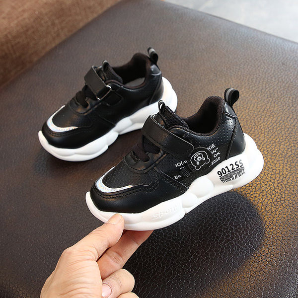 Ležerne tenisice od kože s printom medvjeda