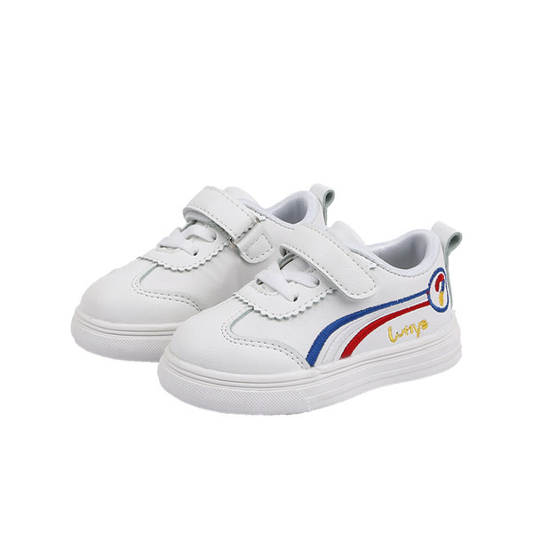 Ležerne tenisice od eko kože s vezom u boji