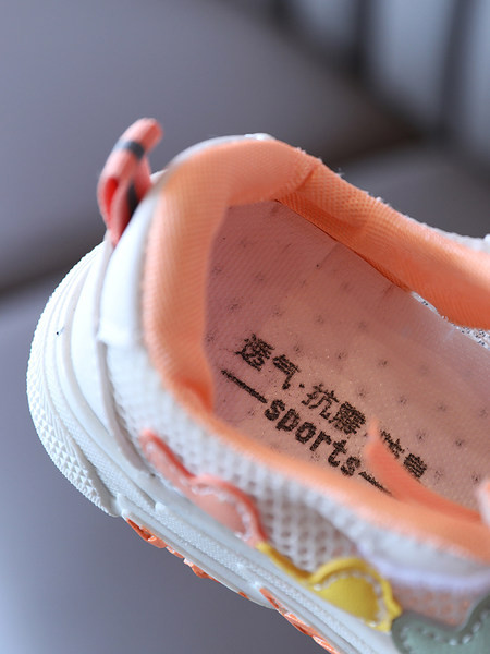 Ljetne dječje tenisice za djevojčice sa 3D aplikacijom - mrežicom