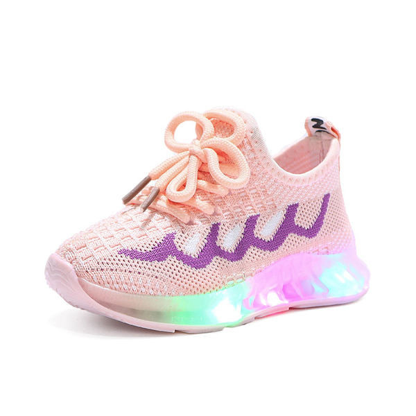 Moderne prozračne tenisice sa svjetlećim potplatom za djevojčice