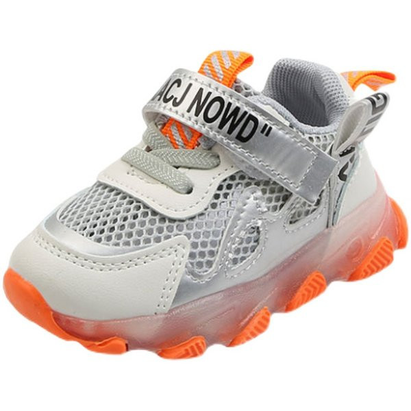 Ležerne dječje tenisice sa svjetlećim potplatom i kopčanjem na čičak