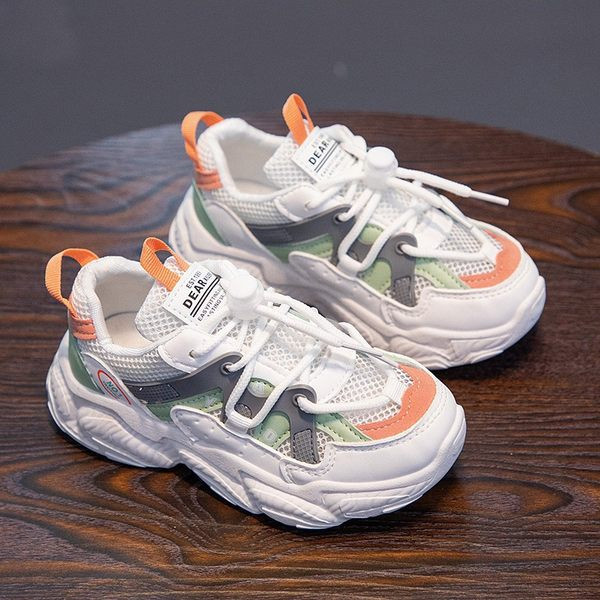 Dječje tenisice na vezice u tri boje s ravnim potplatom