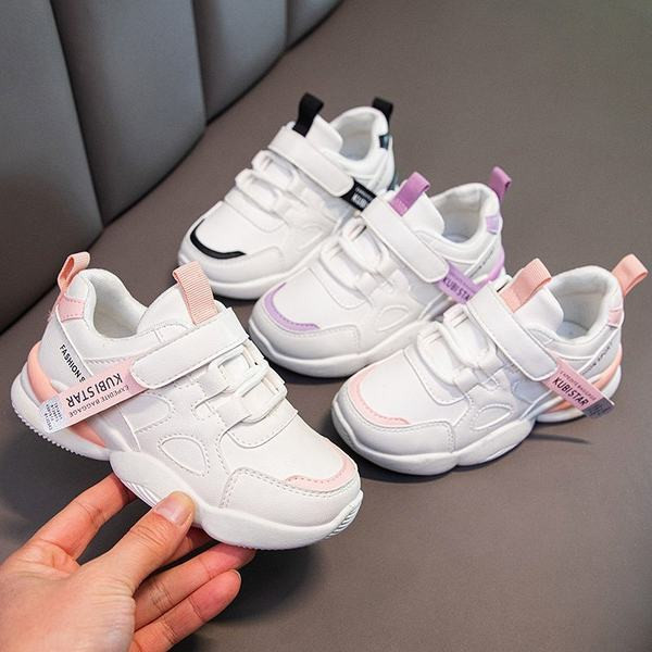 Kožne dječje tenisice s trakom i vezicama