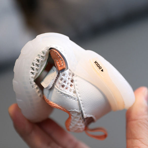 Ikdienas bērnu elpojošas kedas ar velcro aizdari meitenēm