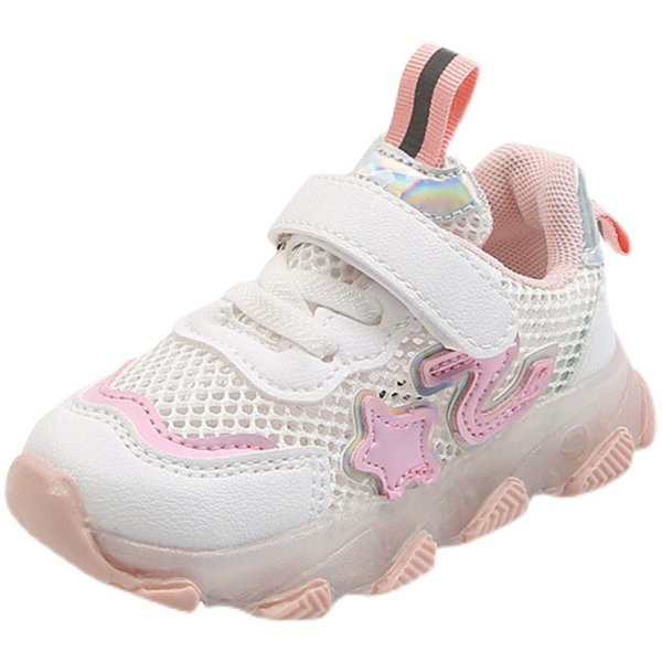 Jauns bērnu elpojošo kedu modelis ar mirdzošām zolēm - vairākas krāsas