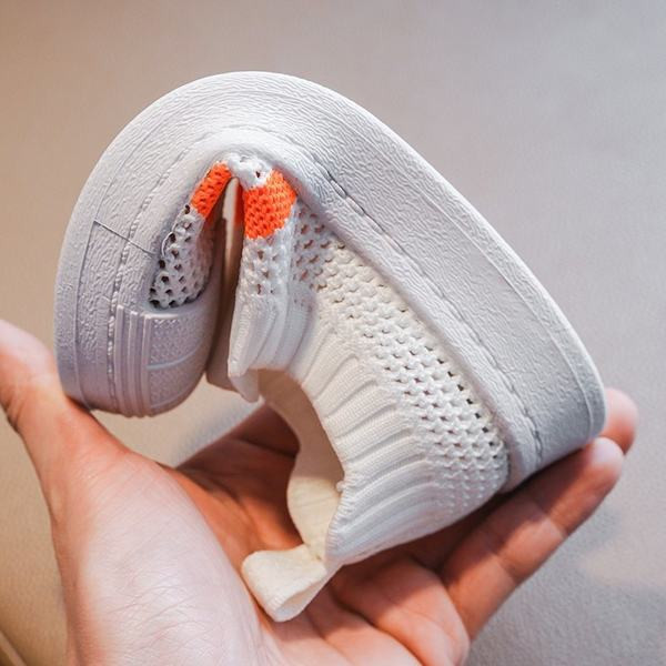 Ikdienas bērnu kedas ar sietu un plakanu zoli